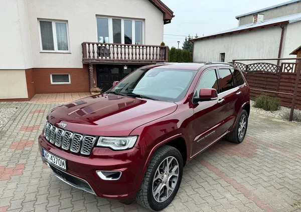 samochody osobowe Jeep Grand Cherokee cena 149900 przebieg: 107100, rok produkcji 2018 z Włocławek